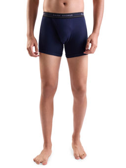 Park Avenue - Men Cotton Solid Dark Blue Boxer Brief