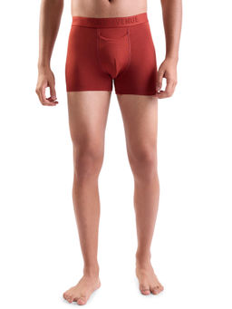 Park Avenue - Men Modal Blend Solid Dark Maroon Boxer Brief
