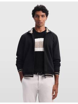 Arrow Sports - Mens Solid Regular Fit Jacket - Black