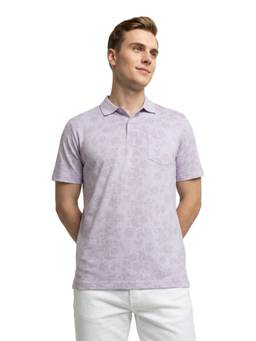 ColorPlus - Comfort Fit Printed Medium Violet T-shirt