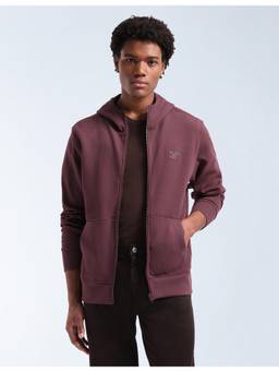 Flying Machine - Mens Solid Regular Fit Jacket - Purple