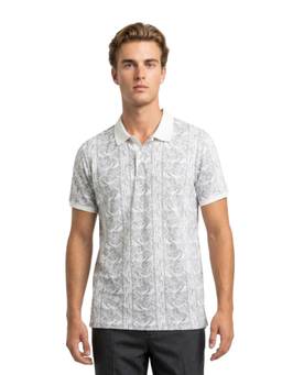 Parx - Regular Fit Printed Medium Fawn T-shirt
