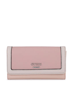 Guess - GOODWIN SLG SLIM CLUTCH Pink Clutch