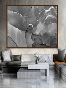 The Art House - Abstract Painting Multicolor (40X30 Inches)