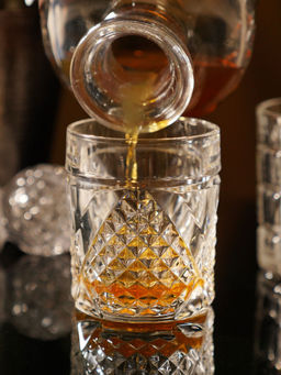 Pure Home + Living - Clear Cut Whiskey Glass
