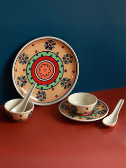 Unravel India - Ceramic 6 Piece Dinner Set