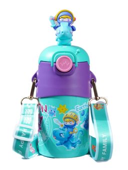 Little Surprise Box - Mint 3D Fighter King Toy Lid Kids Stainless Steel Water Bottle,500Ml