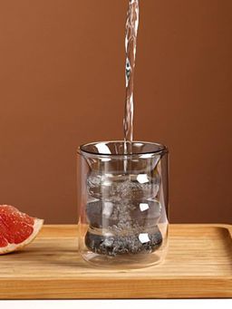 Smokey Cocktail - Swirlflow Artisan Tea Mug - Clear