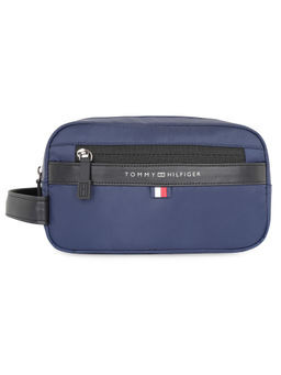 Tommy Hilfiger - Unisex Wickford Navy Blue Toiletry Pouch