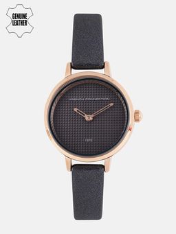 French Connection - Black Round Analog Casual Watch -FC1319U