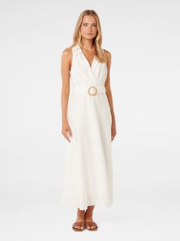 Forever New - Paulina Peaked Collar Detail Maxi Dress with Belt (Set of 2)