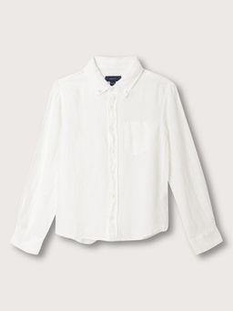 GANT - White Solid Shirt