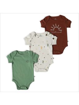 FURR BALLS - Baby Organic Cotton Onesiess (Set Of 3)