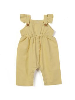 FURR BALLS - Beige Baby Sleeveless Romper