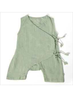 FURR BALLS - Green Baby Snuggle Romper