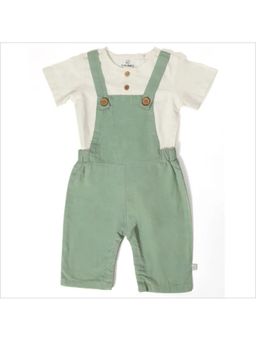 FURR BALLS - Baby Short Sleeves Shirt & Dungaree (Set of 2)