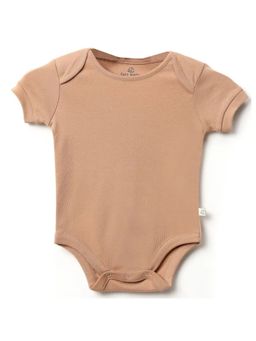 FURR BALLS - Brown Baby Short Sleeves Onesies