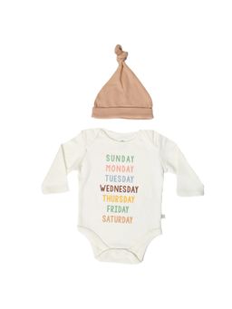 FURR BALLS - Baby Monday To Sunday with Cotton Cap