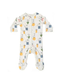 FURR BALLS - Baby 2 Way Zipper Animal Kingdom Bodysuit