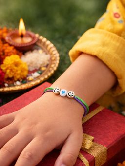 Digital Dress Room - Kids Smiley Heart Rakhi