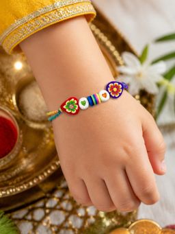 Digital Dress Room - Kids Heart Flower Rakhi