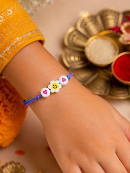 Digital Dress Room - Kids Smiley Flower Rakhi