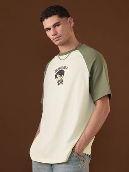 The Souled Store - Official Attack On Titan: Erin Men Oversized T-Shirt