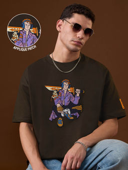 The Souled Store - Ukiyo: E-Gamer Men Oversized T-Shirt