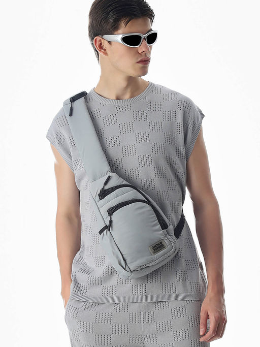 Jack & Jones Grey Oversized Fit Tank
