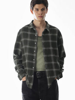 Jack & Jones - Green Oversized Fit Shirt