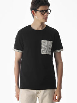 Jack & Jones - Black Regular Fit T-Shirt