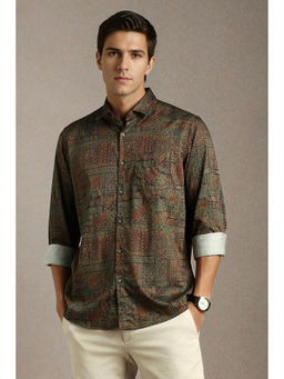 Louis Philippe - Men Multi Print Full Sleeves Casual Shirt
