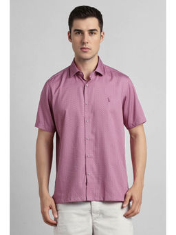 Simon Carter - Pink Printed Shirt
