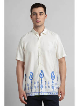 Simon Carter - White Printed Shirt