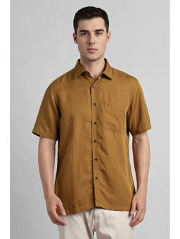 Simon Carter - Brown Solid Shirt