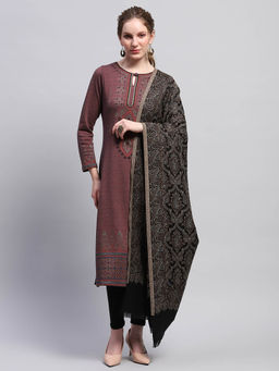 Monte Carlo - Womens Woven Black Shawl