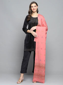 Monte Carlo - Womens Printed Peach Shawl