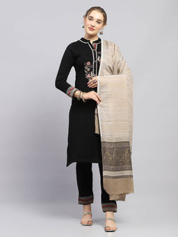 Monte Carlo - Womens Beige Woven Shawl