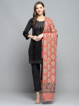 Monte Carlo - Womens Woven Peach Shade Shawl