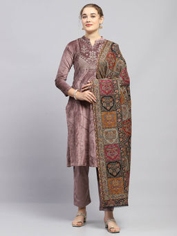 Monte Carlo - Womens Multi-Color Printed Shawl