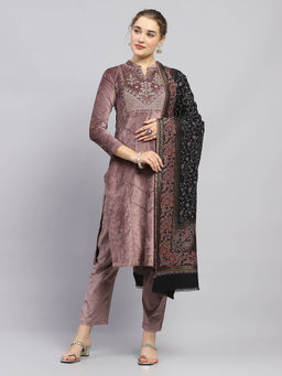 Monte Carlo - Womens Black Woven Shawl