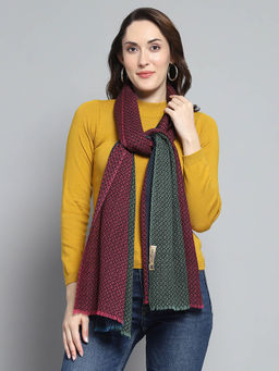 Monte Carlo - Womens Printed Multi-Color Stole