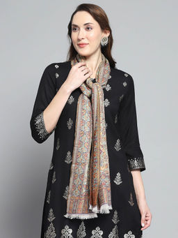 Monte Carlo - Womens Woven Multi-Color Stole