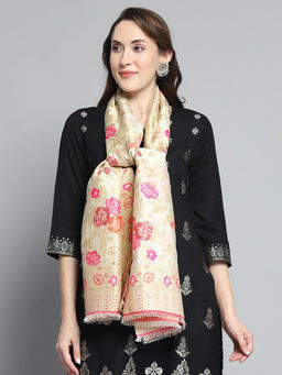 Monte Carlo - Womens Printed Multi-Color Stole