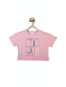 Allen Solly Junior - Girls Pink Graphic Top