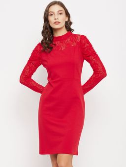 Madame - Lace Red Dress
