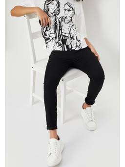 max - Womens Black Solid Jeggings