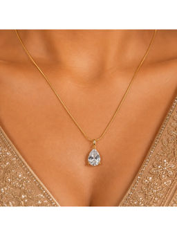 Ruby Raang Studio - White Bund Teardrop Shell Pendant Necklace