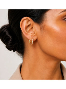 Ruby Raang Studio - White Sona Duo Teardrop Drop Earrings