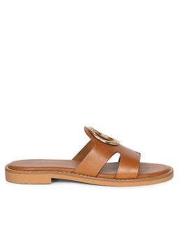 Viviblu - Tan Crust Leather Flats